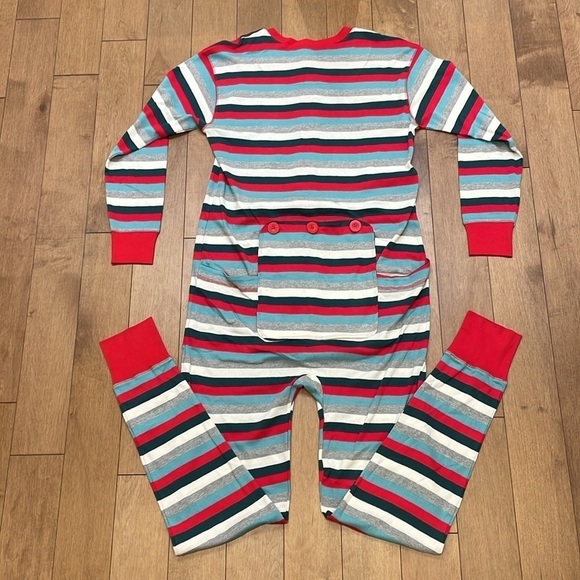 HATLEY X INDIGO ADULT UNISEX UNION SUIT HOLIDAY WINTER STRIPE SIZE XL - Picture 6 of 9